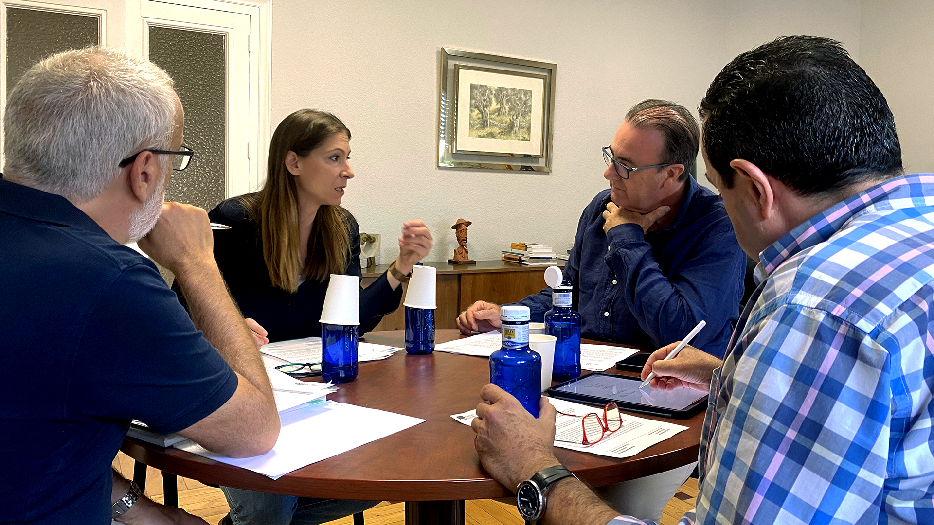 Reunión de la presidenta de SATSE con CESM